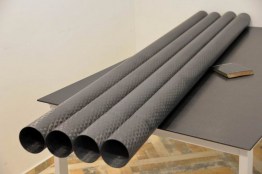 Carbon tube 95x97x2100mm with socket